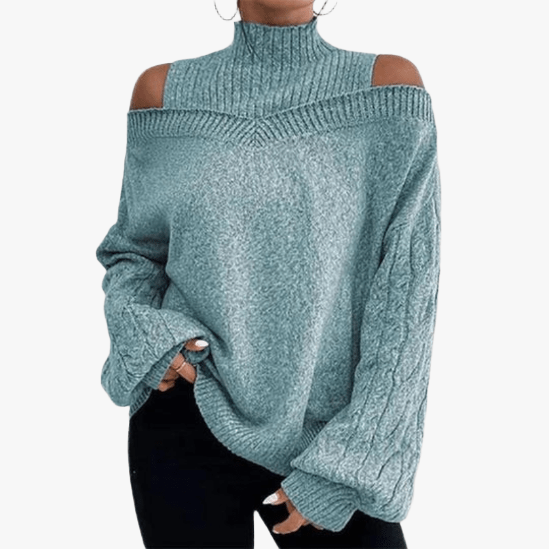 Trendiger Off-Shoulder Pullover