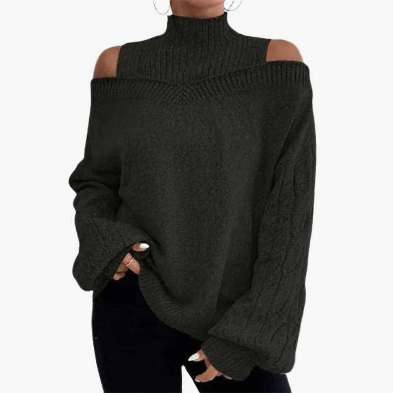 Trendiger Off-Shoulder Pullover