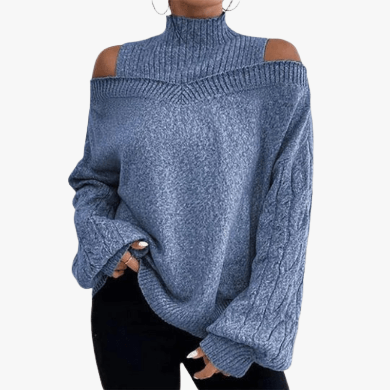 Trendiger Off-Shoulder Pullover