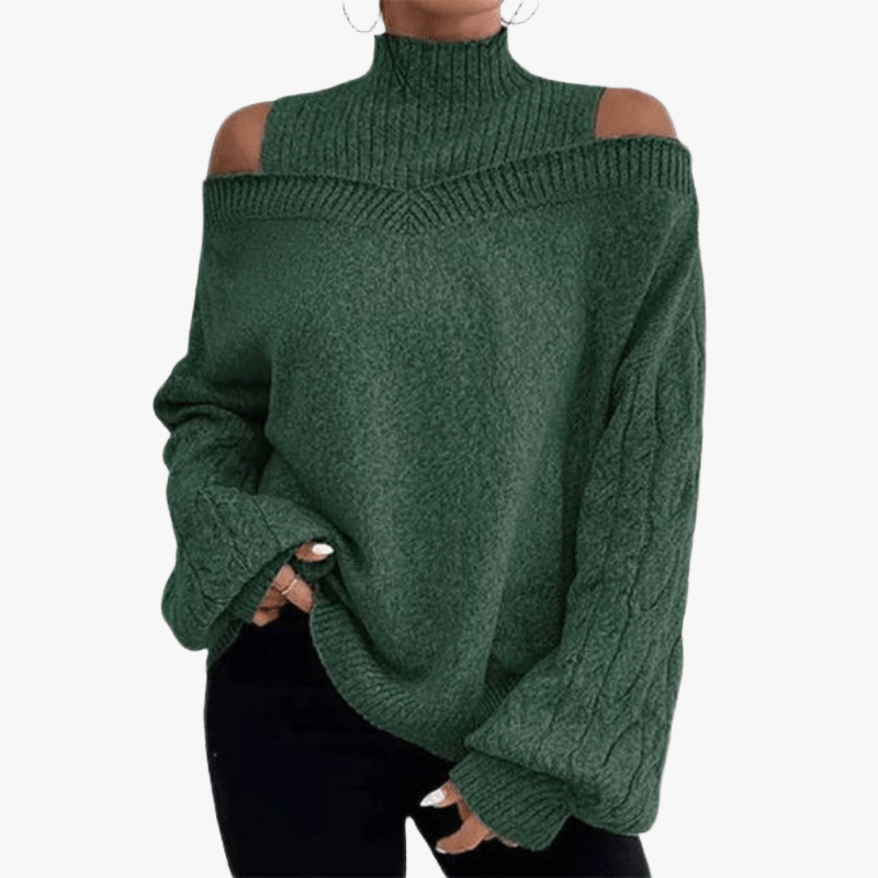 Trendiger Off-Shoulder Pullover
