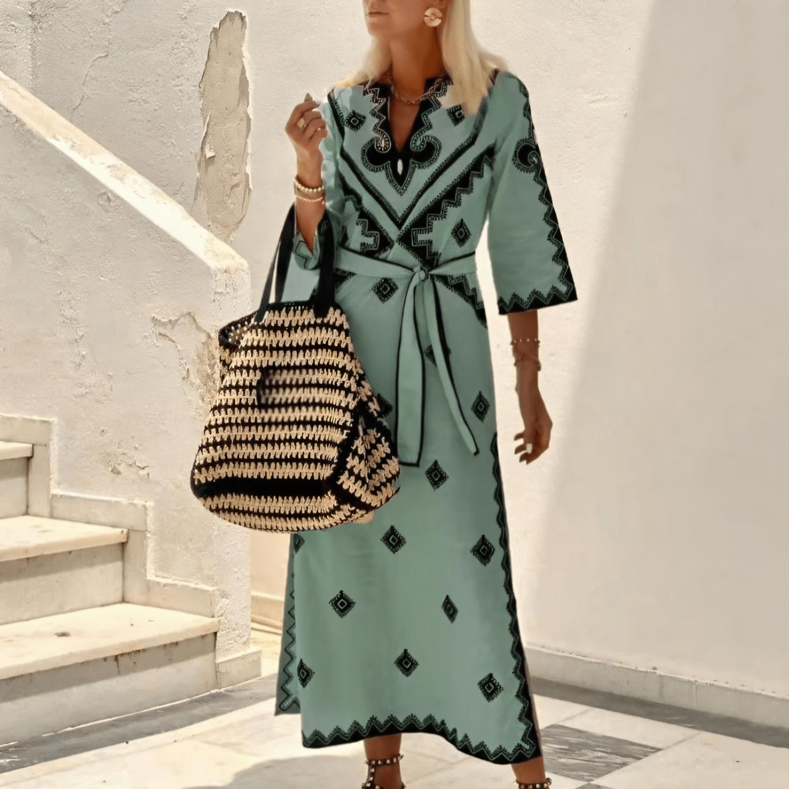 Bohemian Maxikleid für unbeschwerte Tage