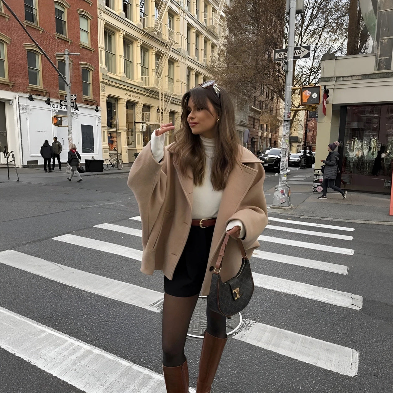 Eleganter Oversized Mantel für jeden Anlass