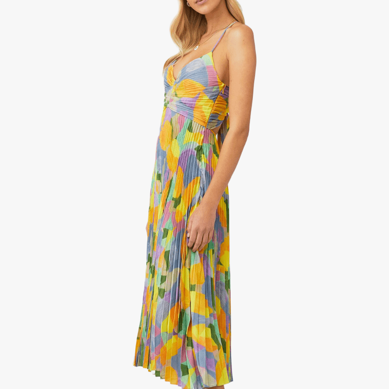 Verspieltes Midi-Kleid für den Sommer