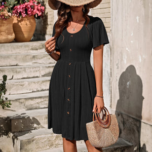 Verspieltes A-Linien Kleid für den Sommer