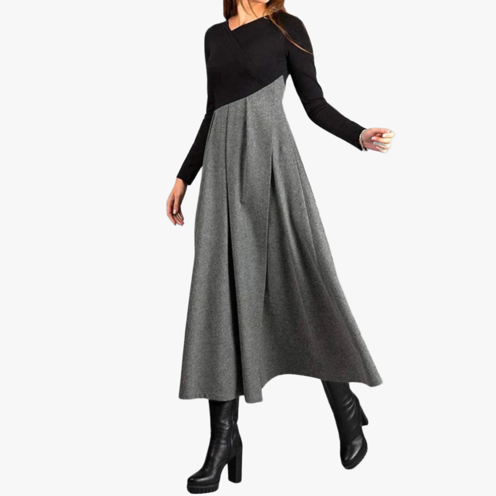 Elegantes A-Linien Kleid mit Cut-Out