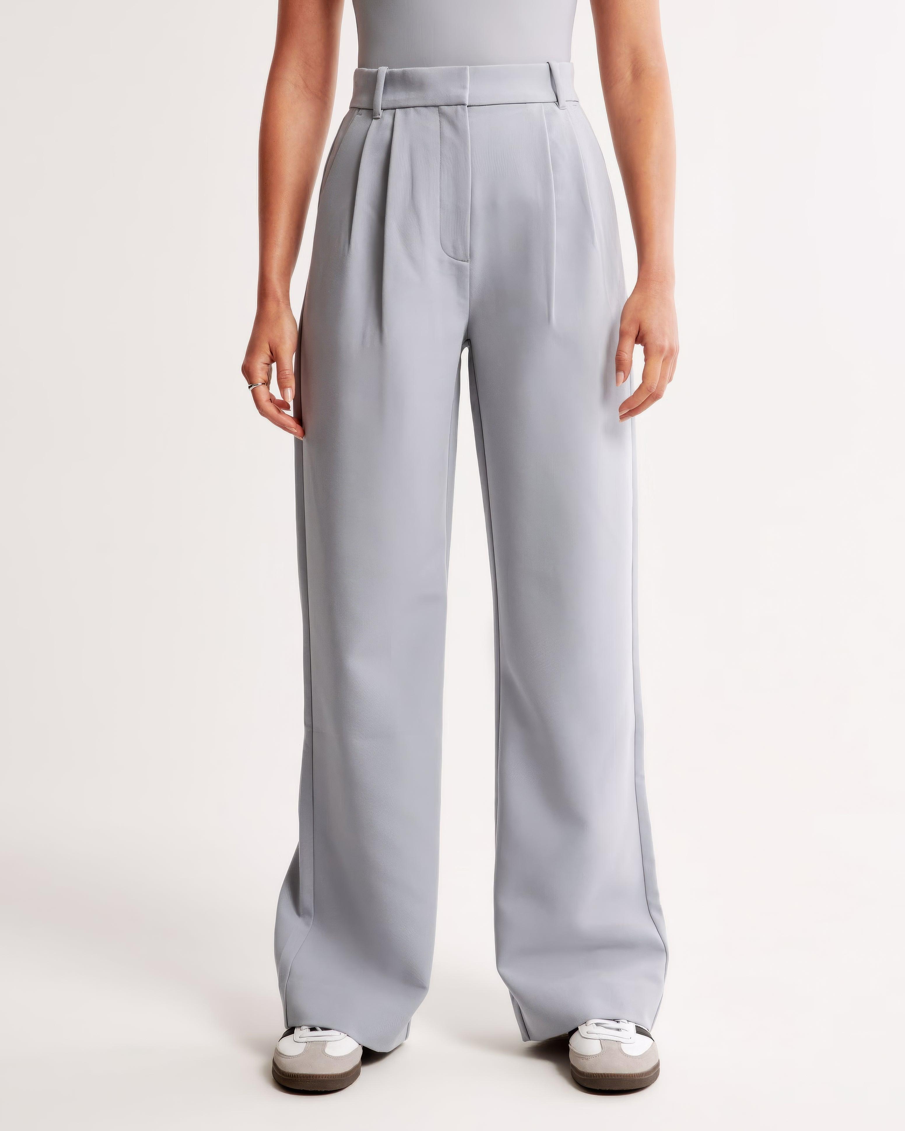 Zara | High Waist Pleated Leg Trousers with Tailored Fit - Image 17