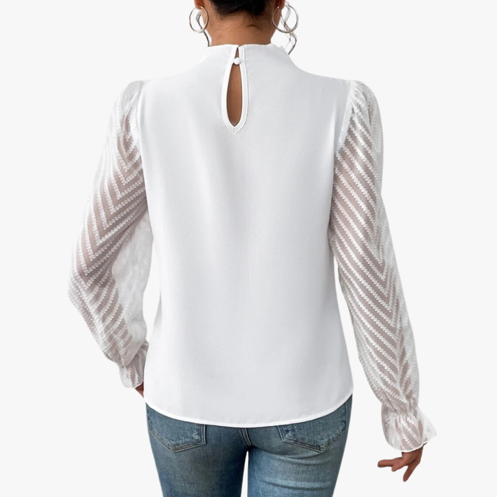Elegante Bluse mit raffinierten Details