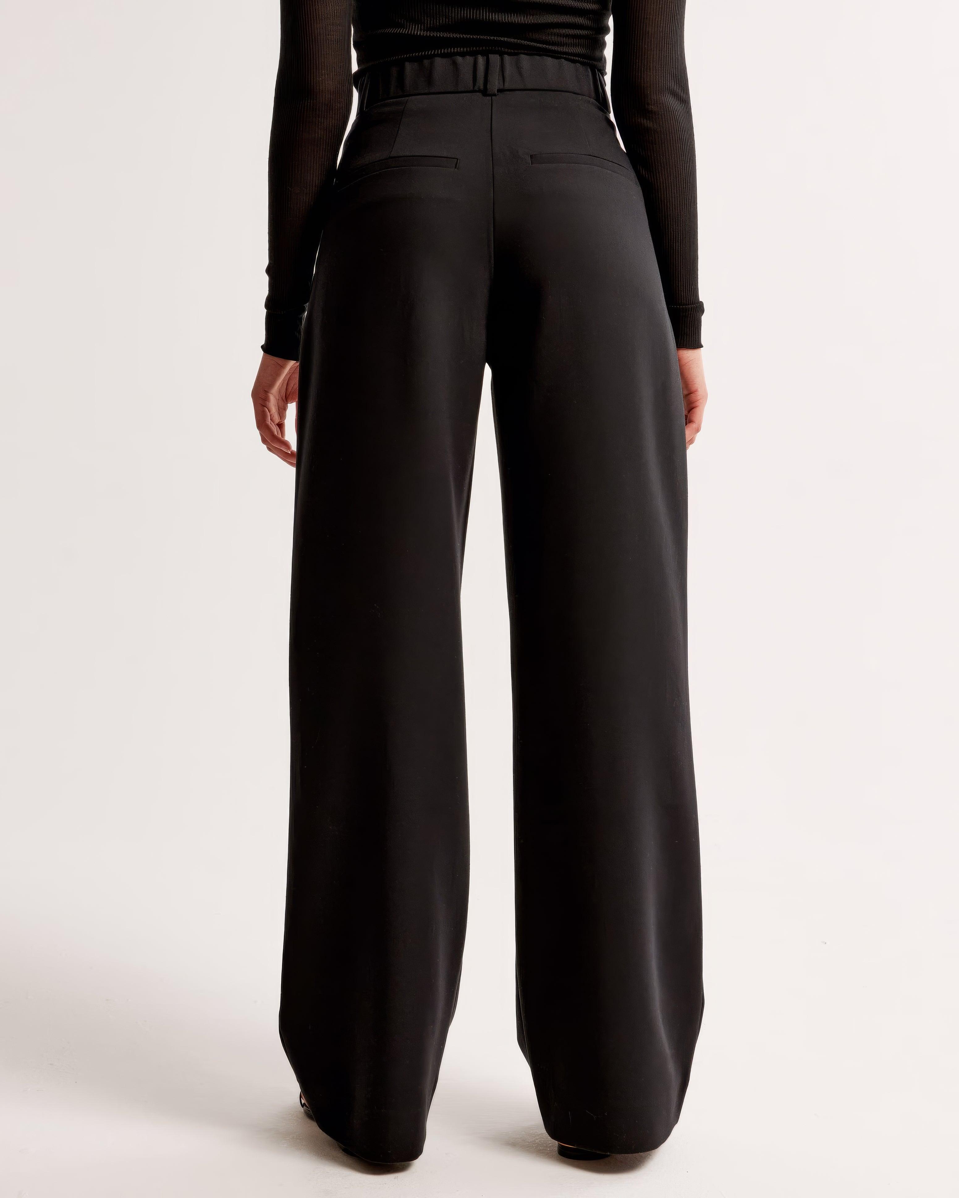 Zara | High Waist Pleated Leg Trousers with Tailored Fit - Image 9