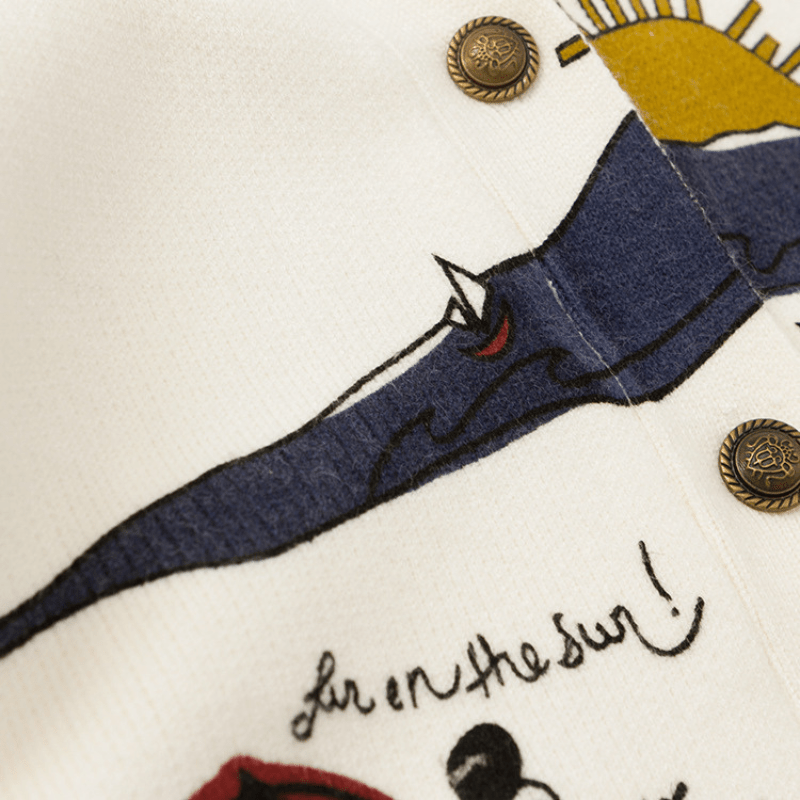 Verspielter Oversized Cardigan