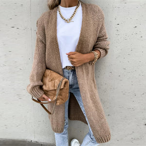 Damen Longline Cardigan – Offen, Rippstrick, Elegant-74479-6ff90b8b-1c1e-4a92-9e00-92dce12c84ef