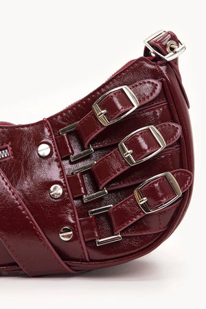 Statement Handtasche mit Schnallen Details
