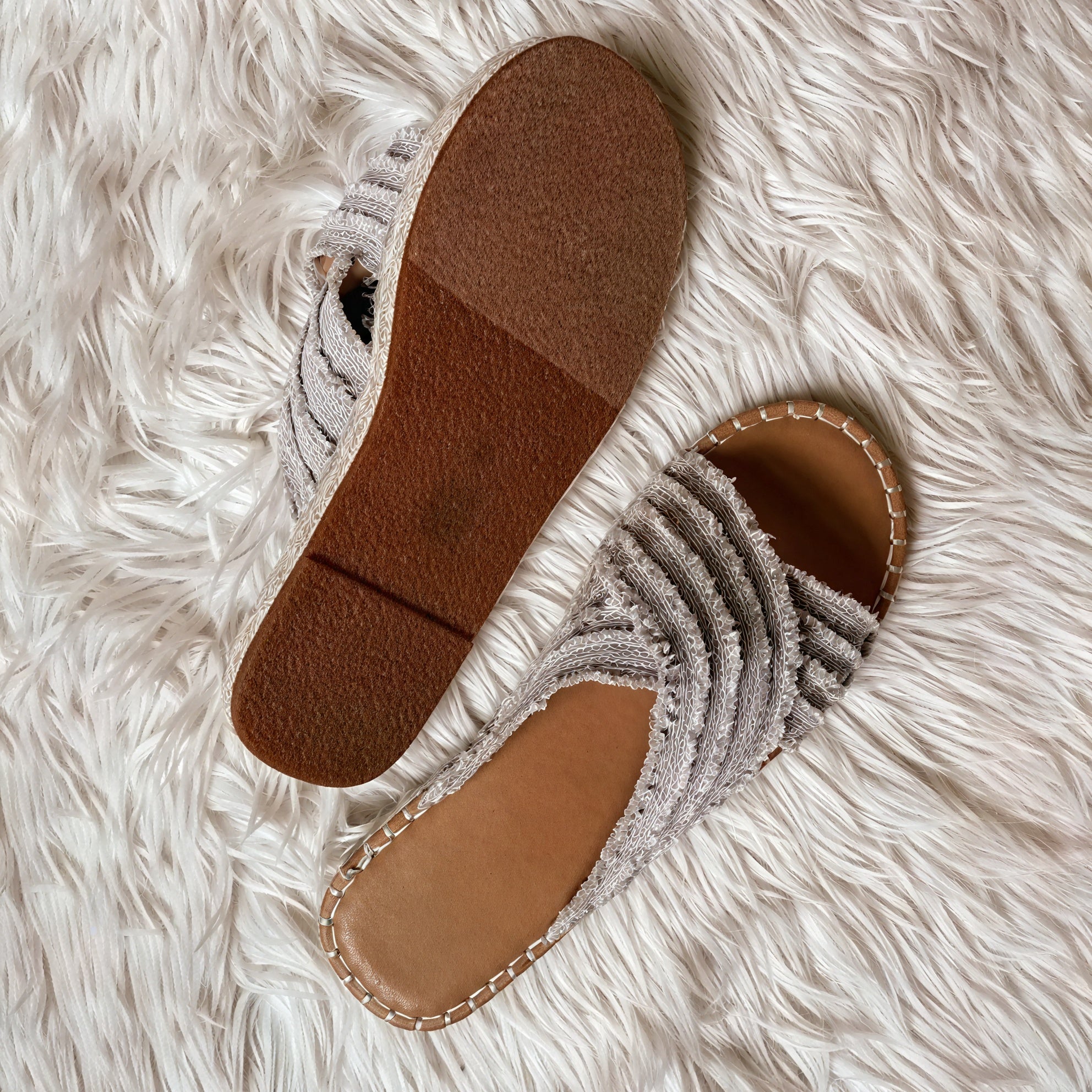 Damen Sandalen mit Kreuzriemen, Seilsohle und Textil-Obermaterial – Casual Stil-72720-176a6f78-de8d-4166-bcae-0466ad5990d1