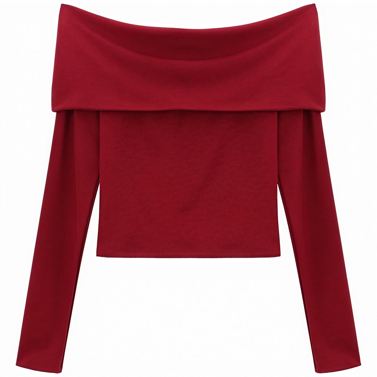 Off-Shoulder Top mit Struktur