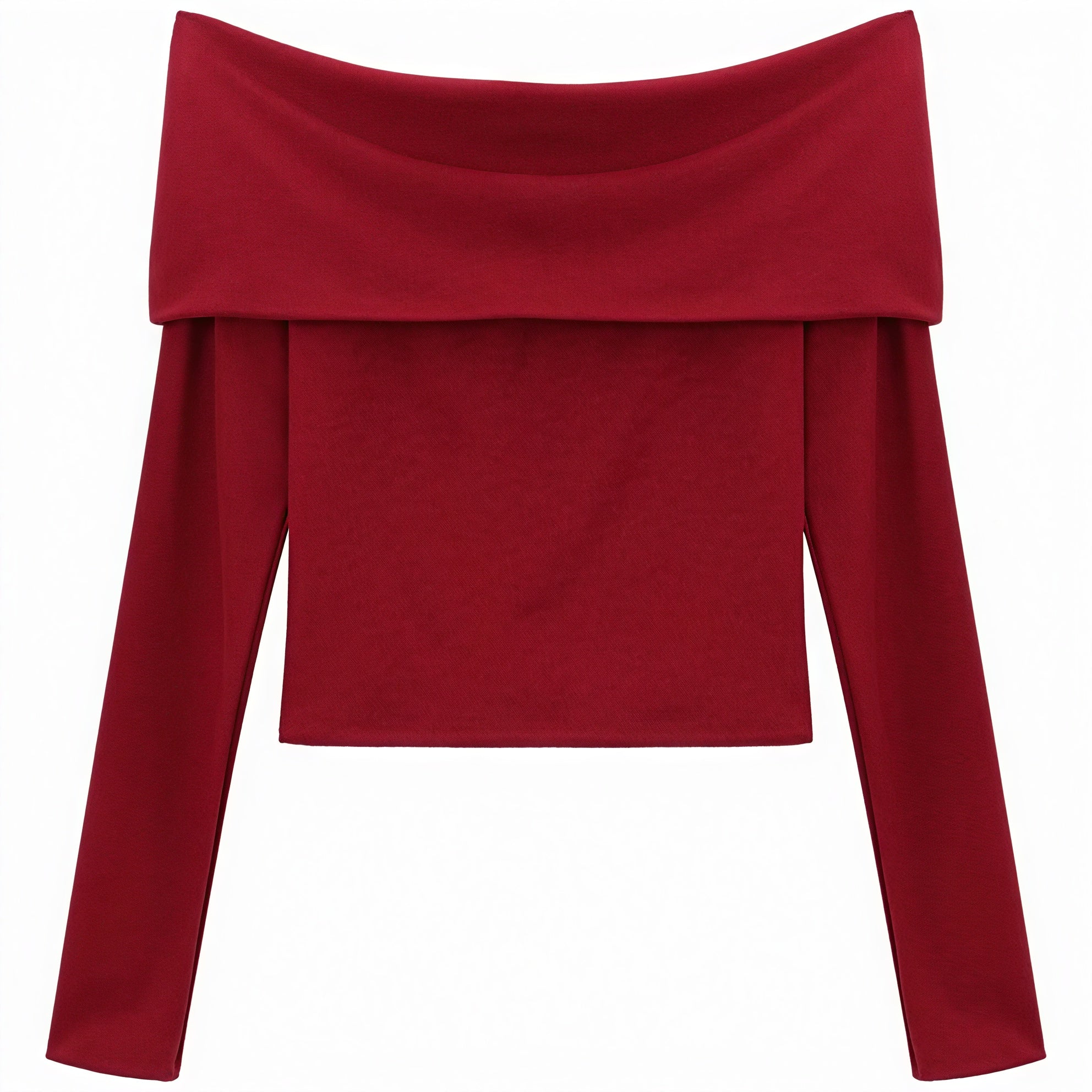 Off-Shoulder Top mit Struktur