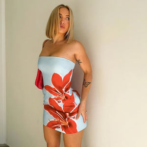 Sommerliches Minikleid mit Print