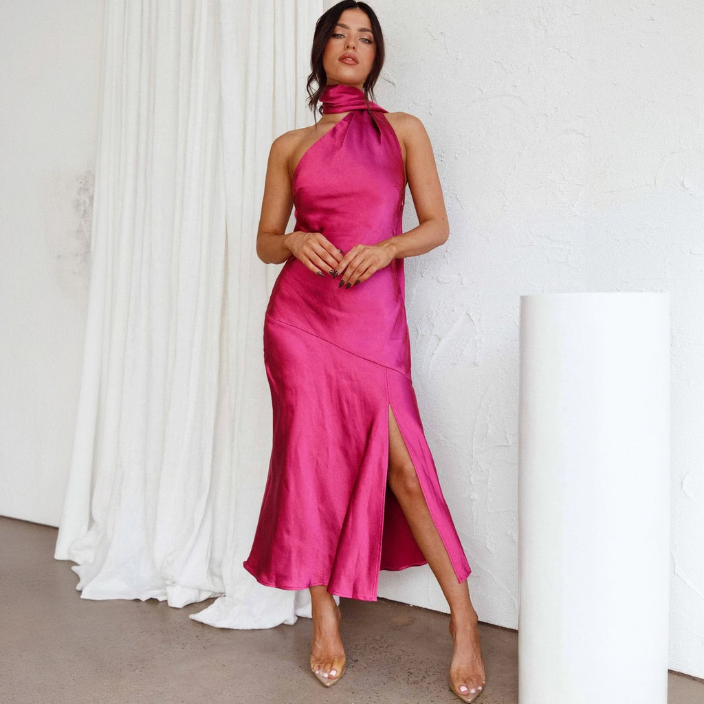 Elegantes Kleid mit asymmetrischem Schnitt