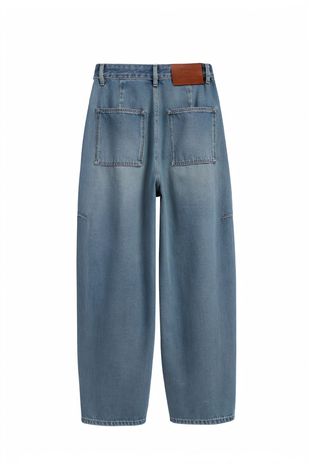 Weit geschnittene High-Waist Jeans