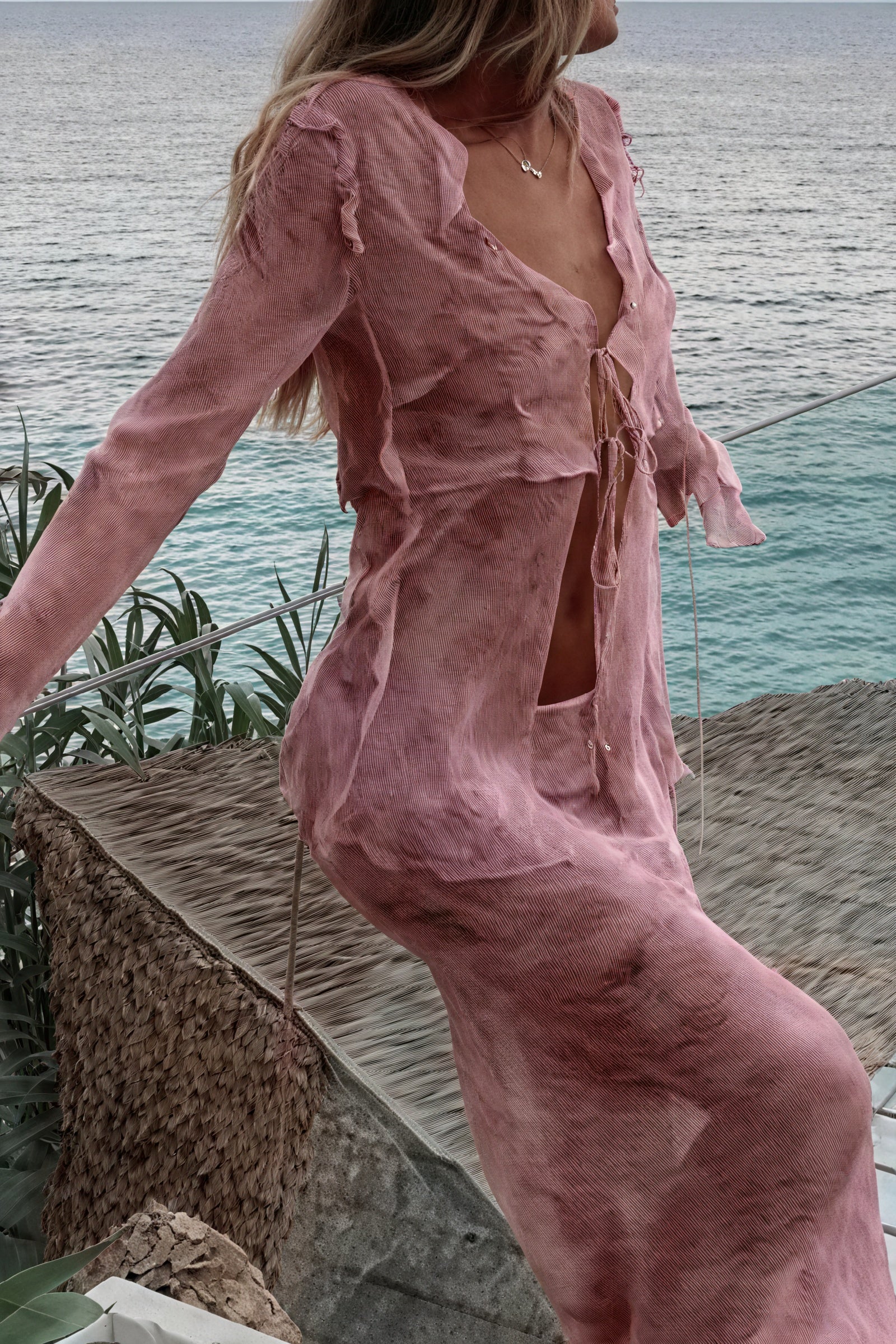 Fließendes Set mit zarten Details