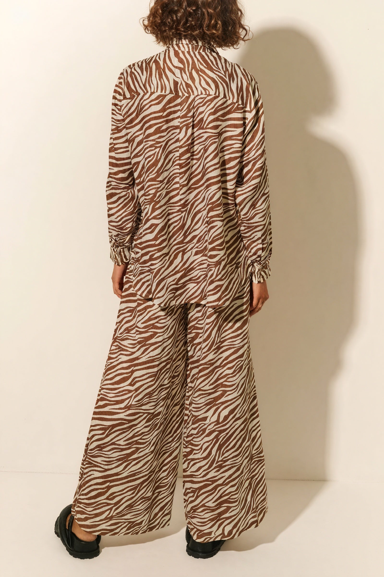 Bohemian Ensemble mit Zebra-Print