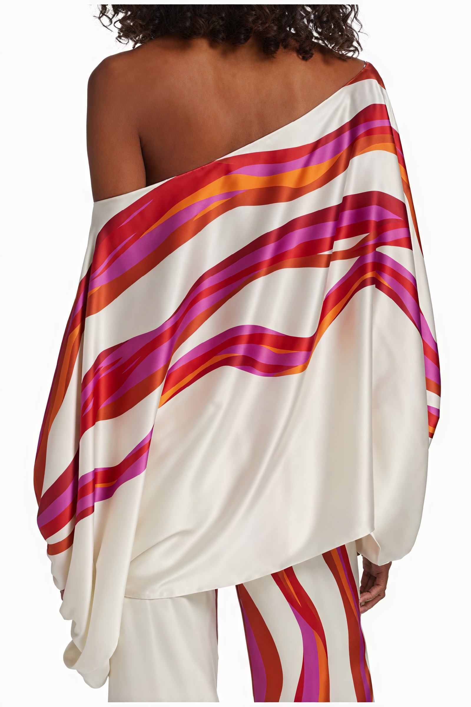 Asymmetrisches Top mit Voluminösem Ärmel