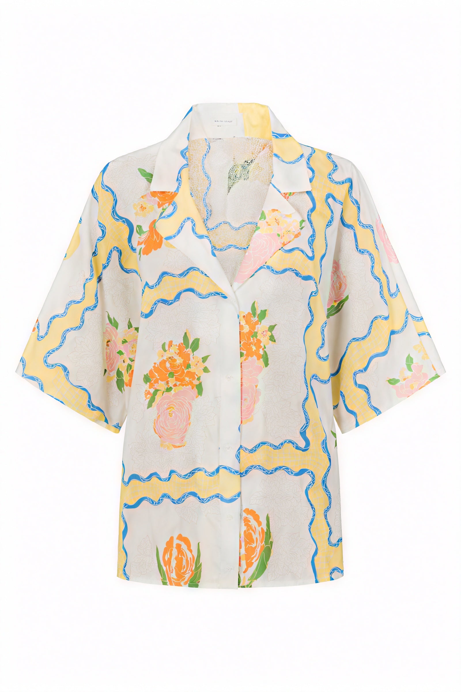 Blumenmuster Schlafanzug Set