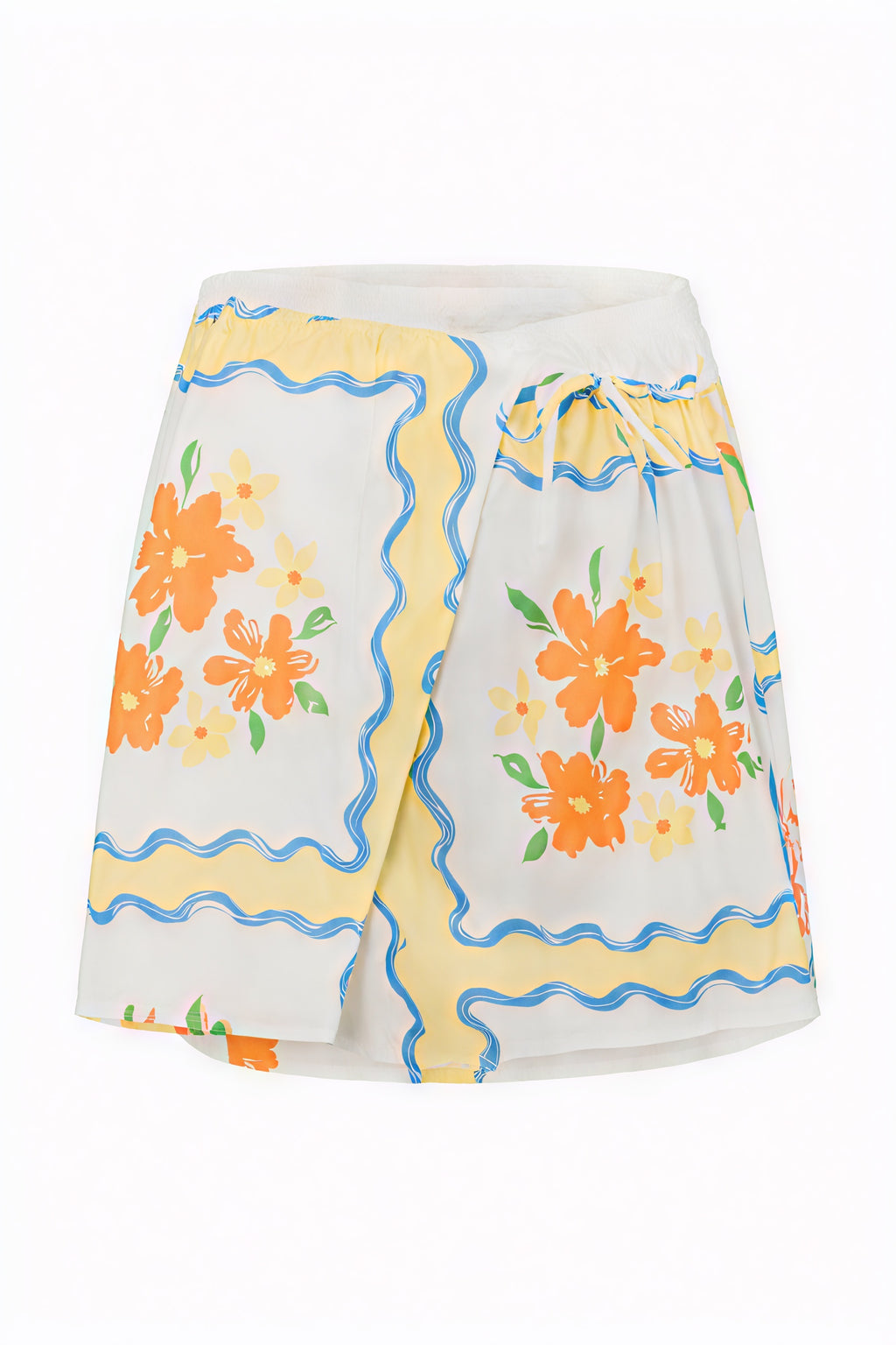 Blumenmuster Schlafanzug Set