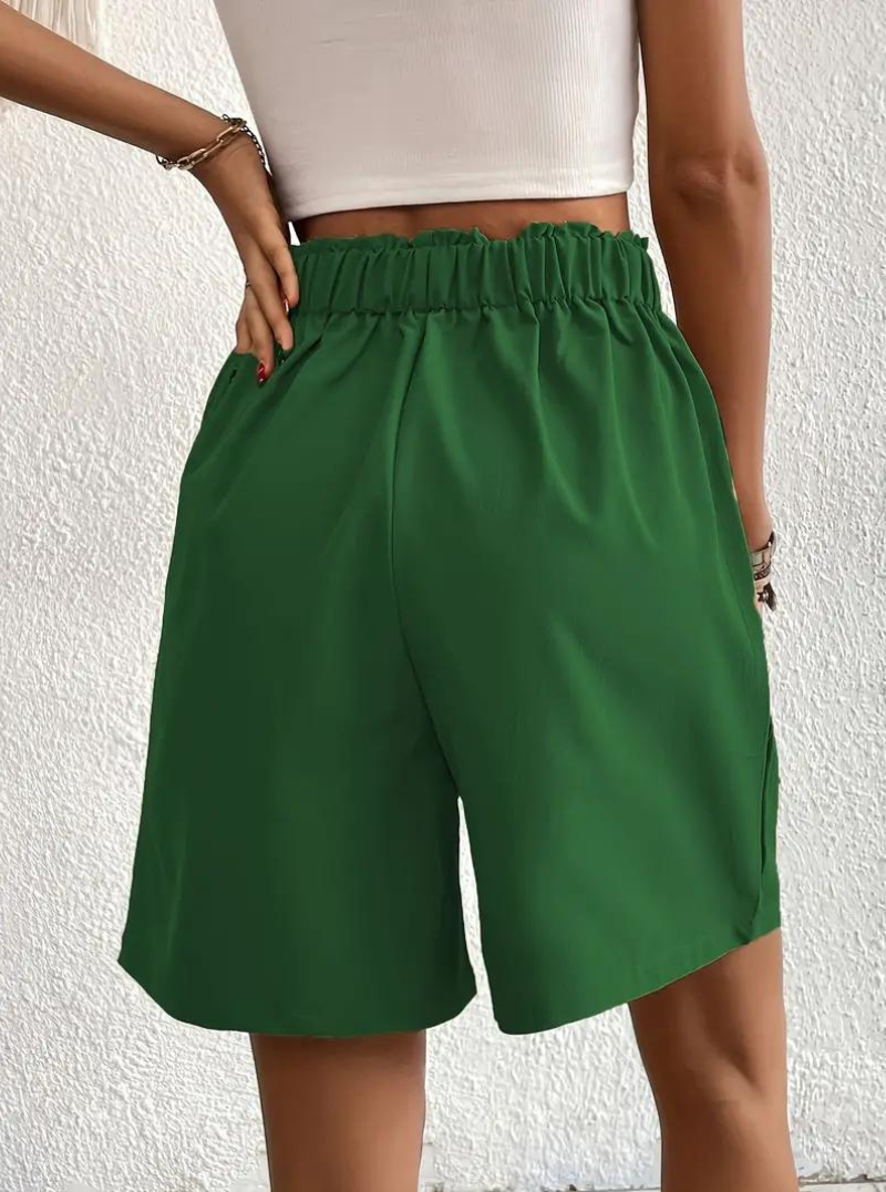 Damen Shorts – Hochtailliert, Bundfalten, mit Taschen-82558-7cb544e8-8354-423c-9cb5-1ab5d946d59c