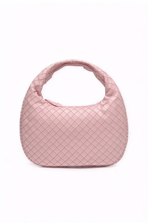 Gewebte Handtasche mit geflochtenem Griff