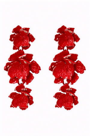 Elegante Statement-Ohrringe mit floralem Design