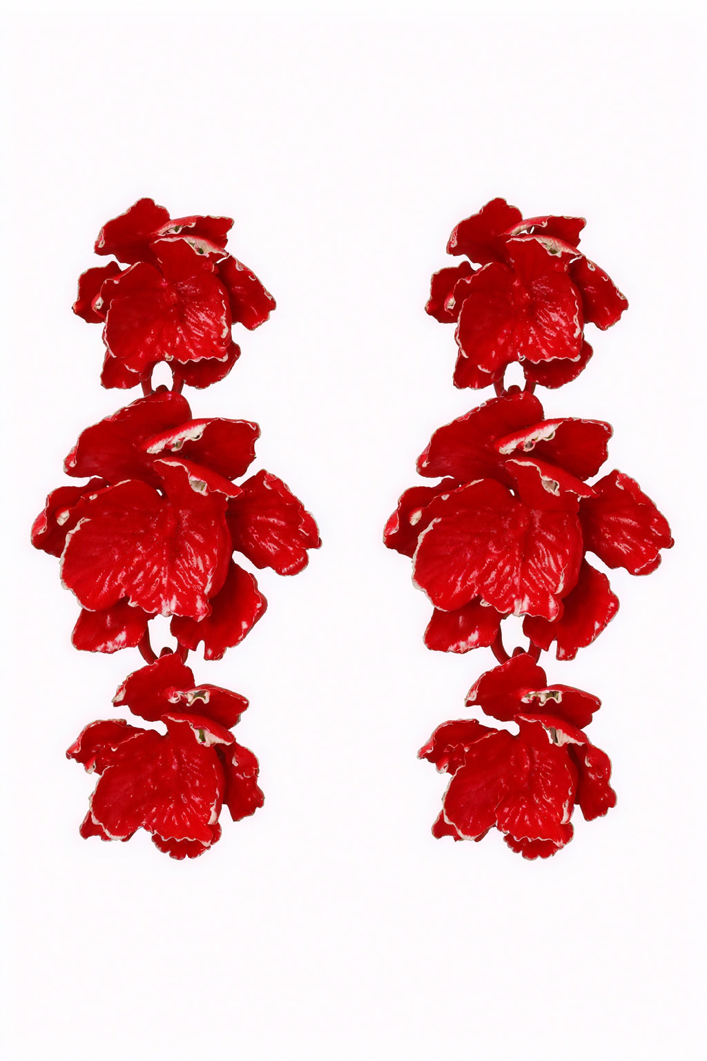 Elegante Statement-Ohrringe mit floralem Design