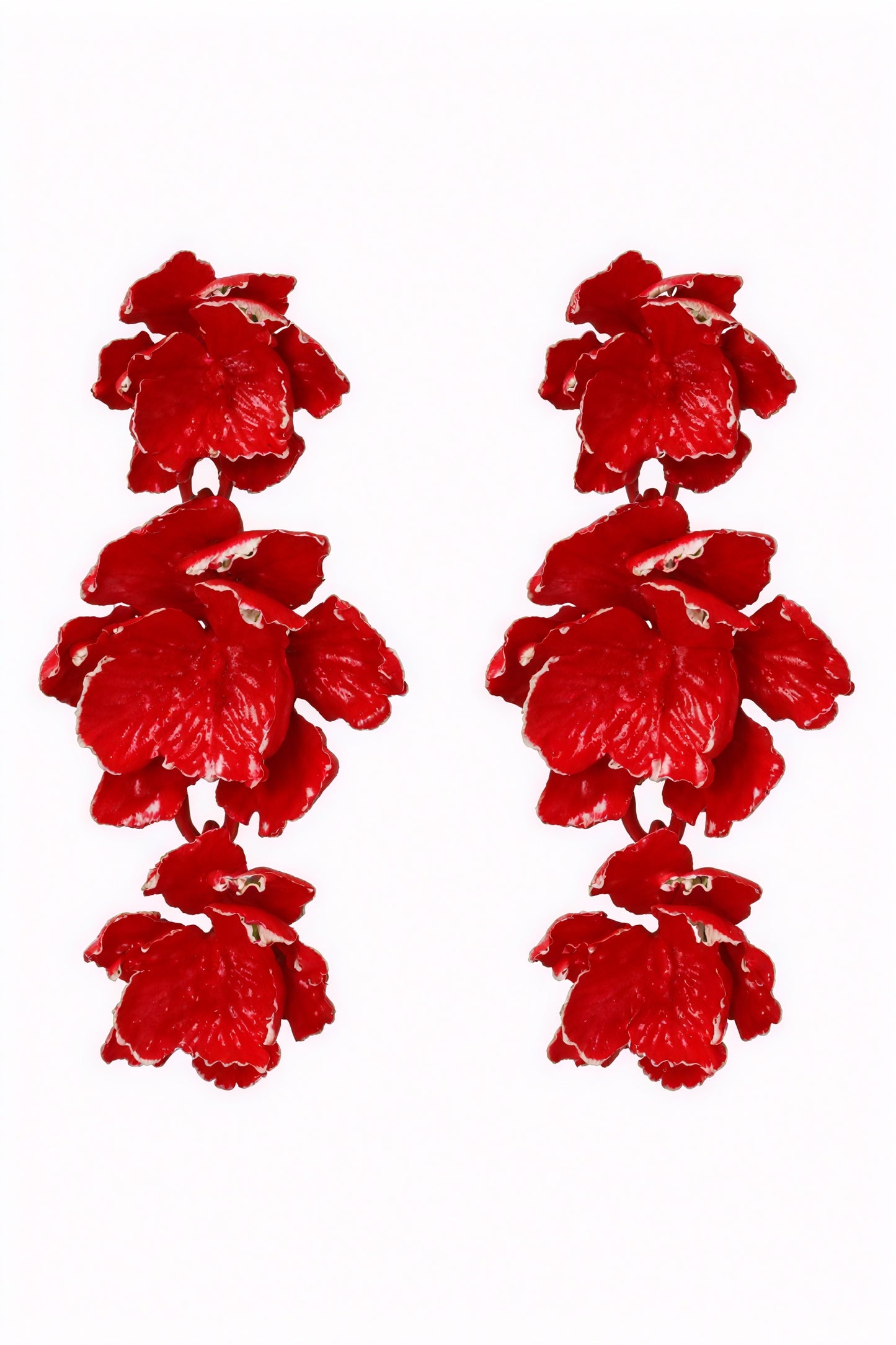 Elegante Statement-Ohrringe mit floralem Design