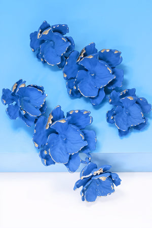 Elegante Statement-Ohrringe mit floralem Design