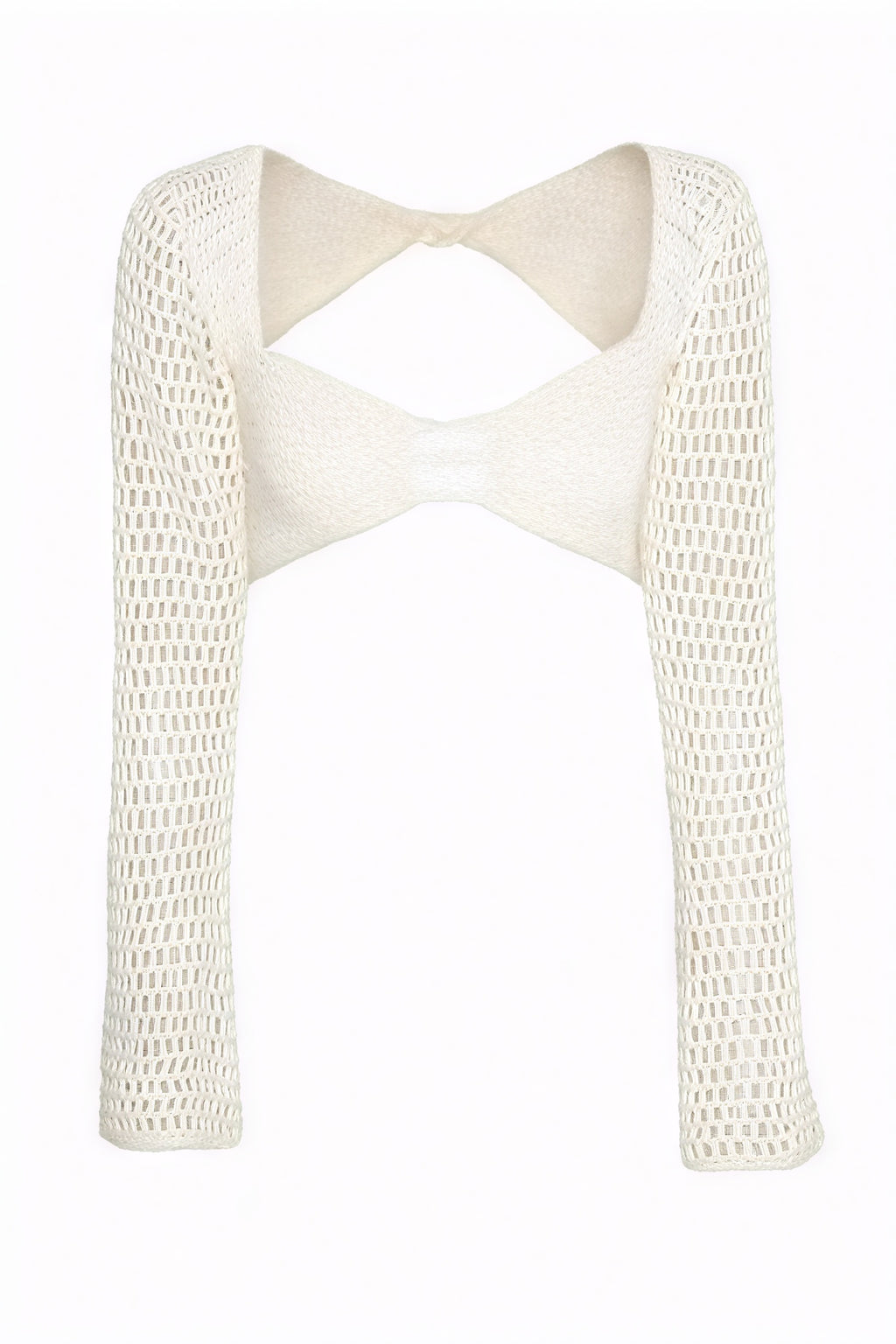 Gehäkeltes Ensemble mit Cut-Out Detail