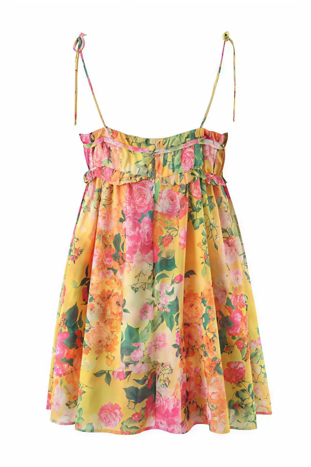 Sommerliches Mini Kleid mit Blumenmuster