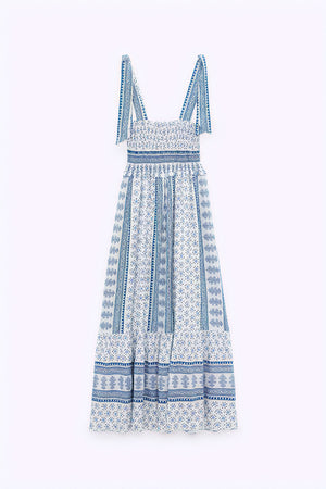 Sommerliches Midi-Kleid mit Blumenmuster