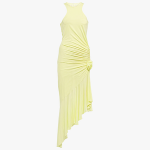 Elegantes Kleid mit asymmetrischem Saum