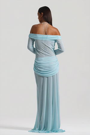 Elegantes Kleid mit Drapierung & Knotendetail