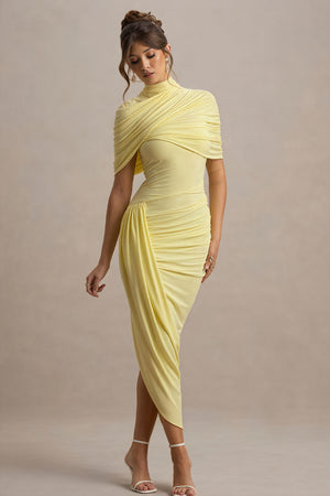 Asymmetrisches Draped Kleid