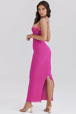 Figurbetontes Kleid mit Struktur