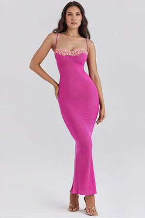 Figurbetontes Kleid mit Struktur