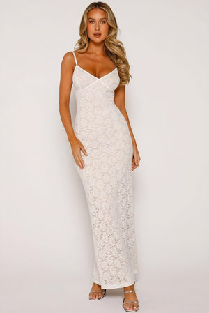 Anmutiges Kleid mit Spitze