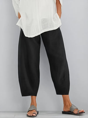 Fließende Hose mit Weitem Bein