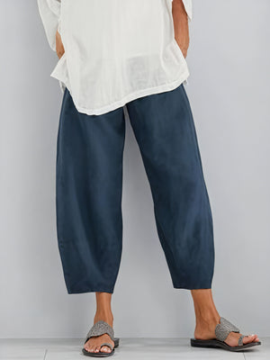 Fließende Hose mit Weitem Bein