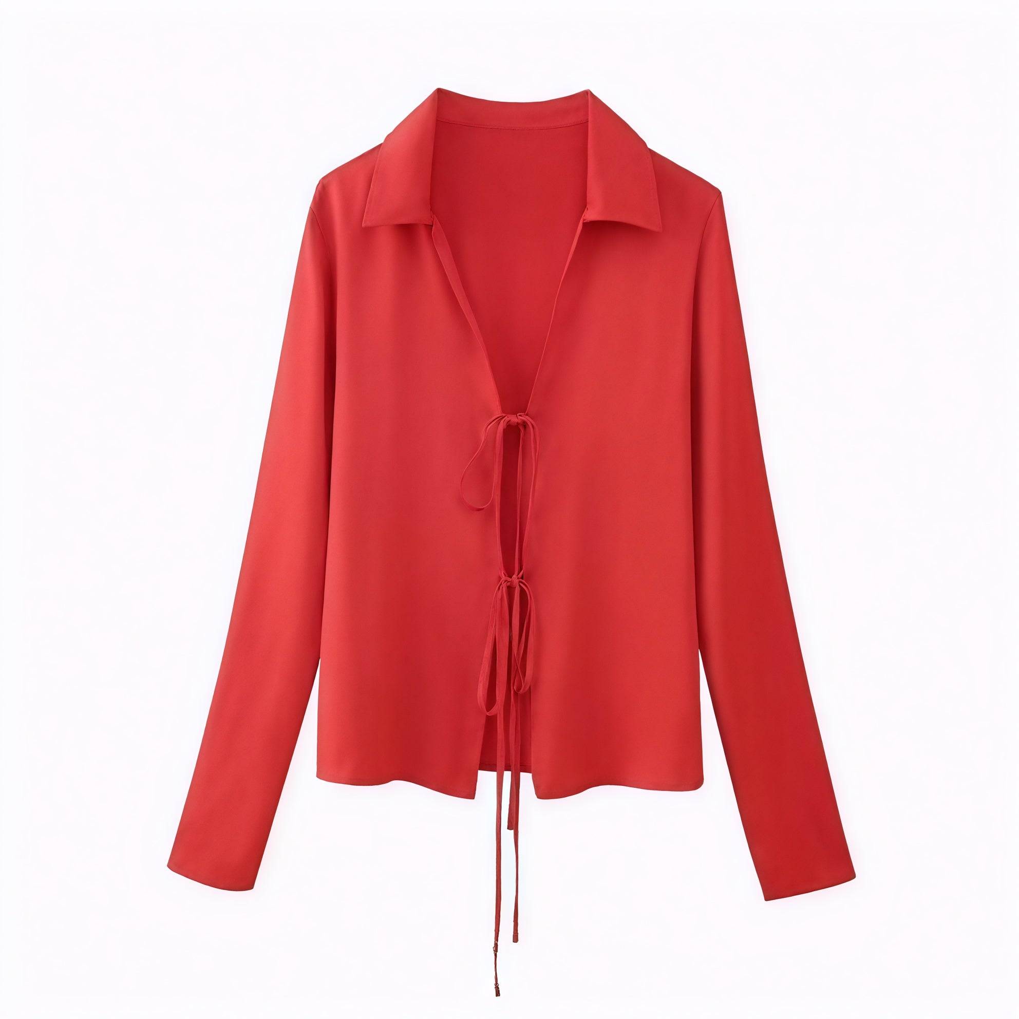 Elegante Bluse mit Bindedetail