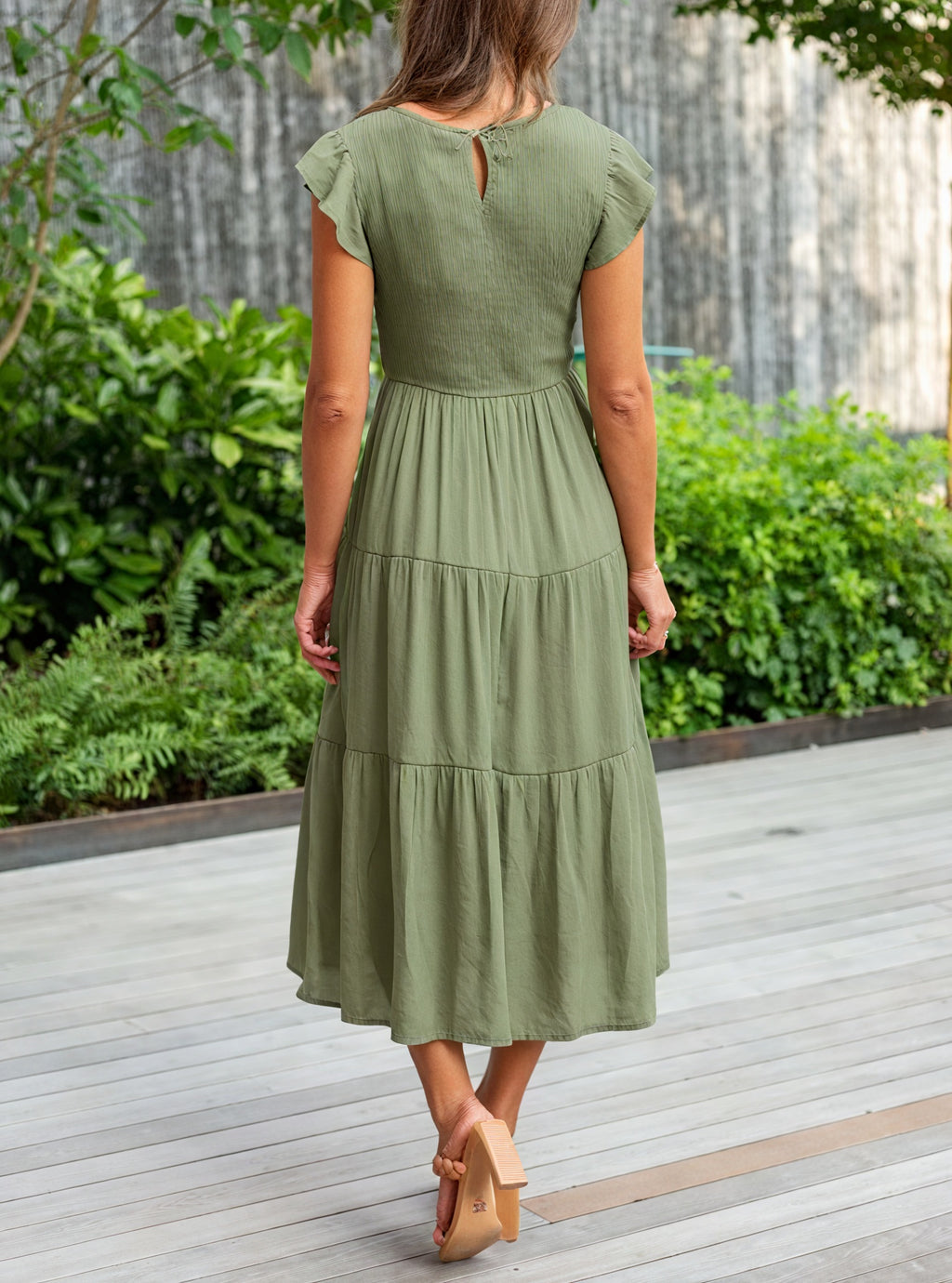 Kleid mit Stufenrock, Rüschenärmeln, Rundhals & fließendem Design – Ideal für Sommer & Freizeit-81634-2a5a479f-9ad9-4998-8b15-7011474c08a9