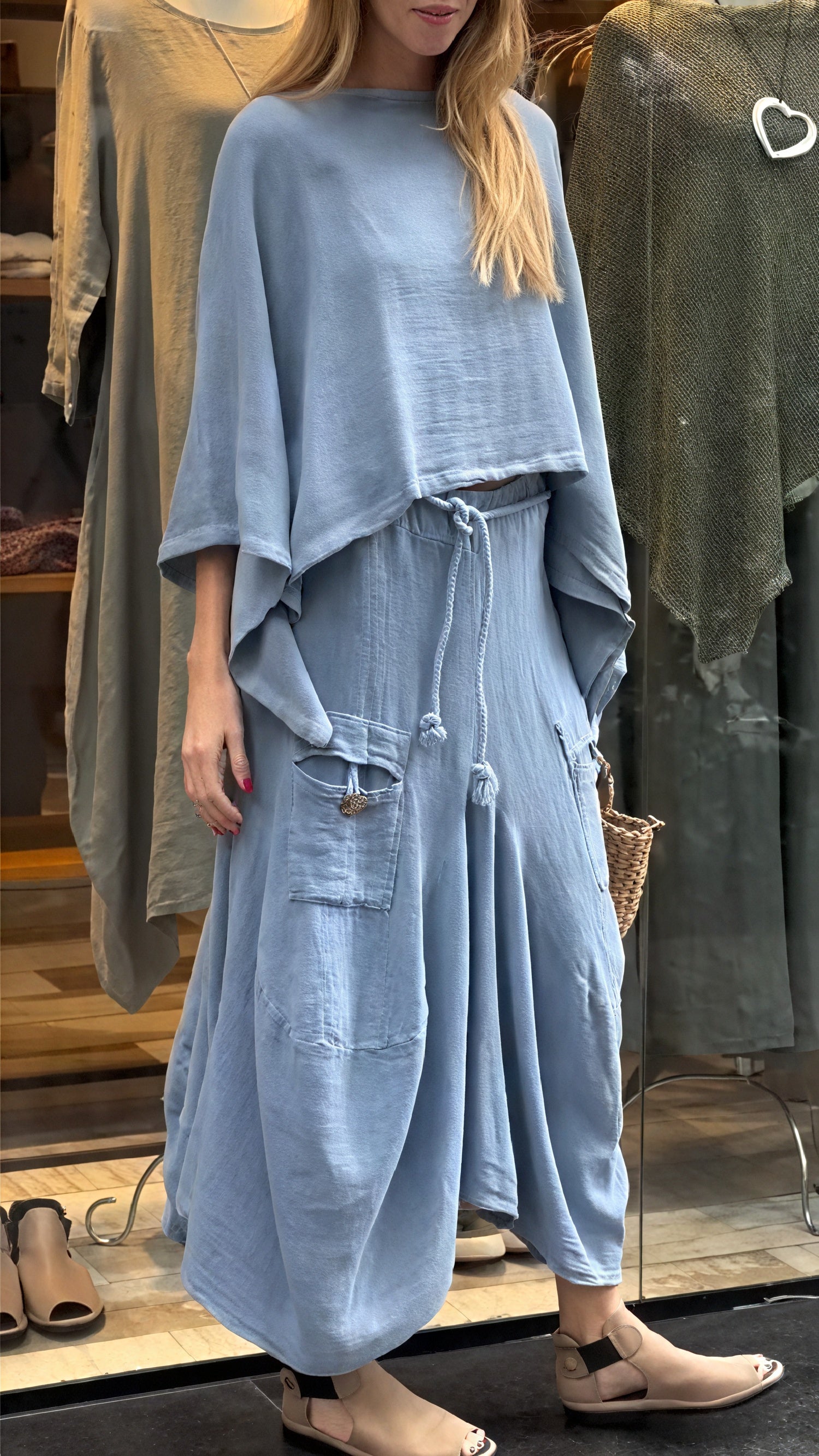 Damen Zweiteiler Set – Lockere Passform, Kordelzug, mit Taschen-81991-6905fe23-0855-4af9-9f42-2d8d80ce4b77