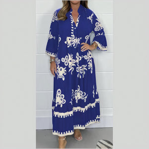 Fließendes Kleid mit Bohème-Flair