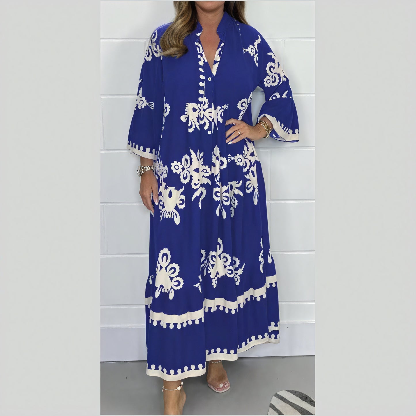 Fließendes Kleid mit Bohème-Flair