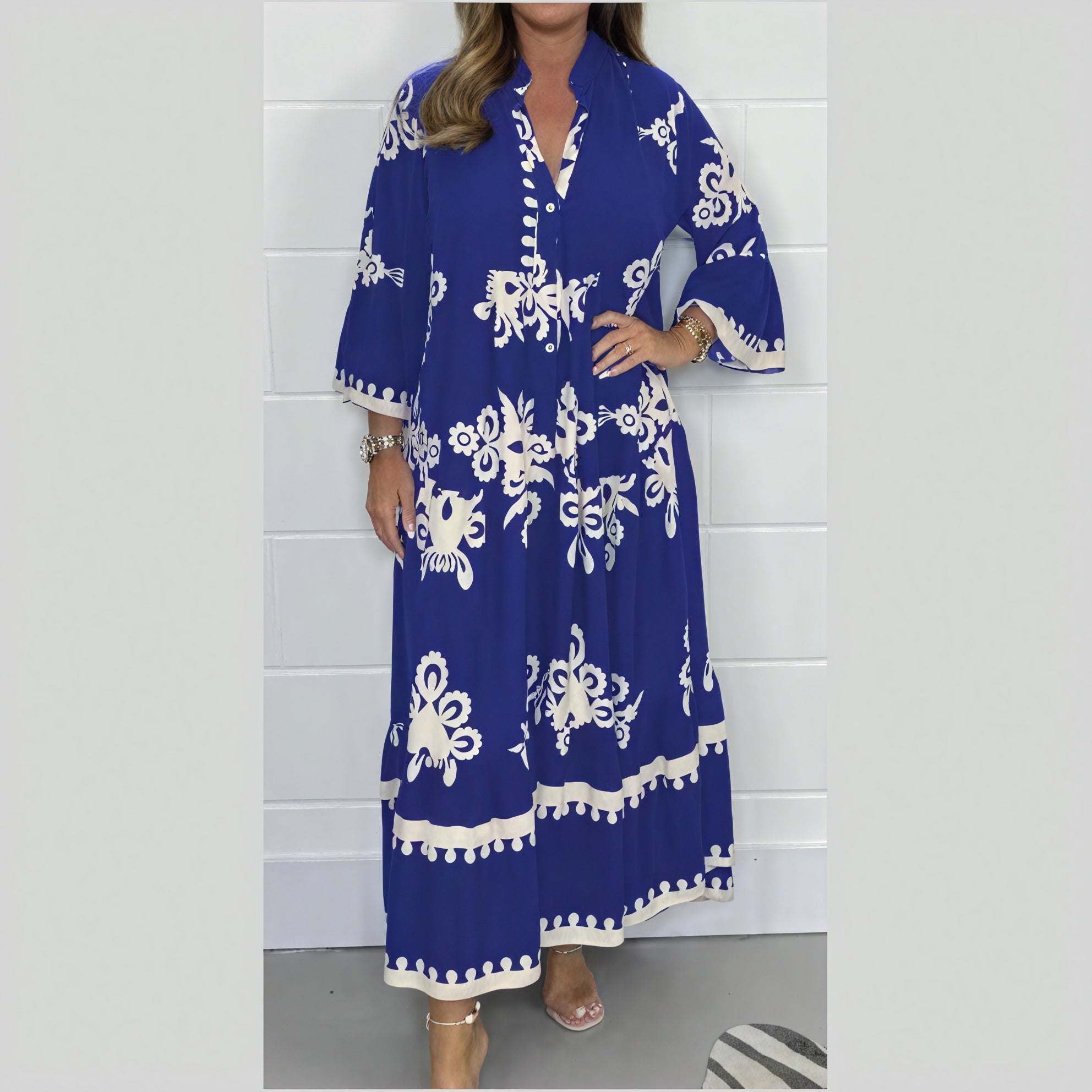 Fließendes Kleid mit Bohème-Flair