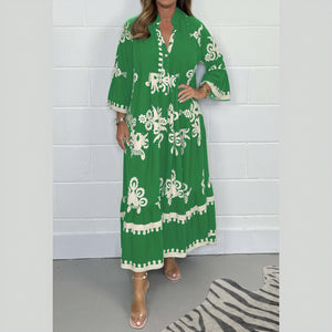 Fließendes Kleid mit Bohème-Flair